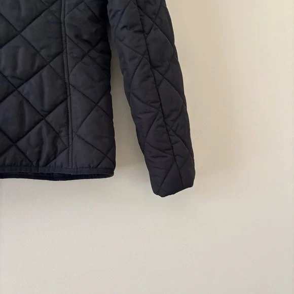 J. Crew Black Quilted Jacket with Gold Accents Size S - Picture 10 of 12